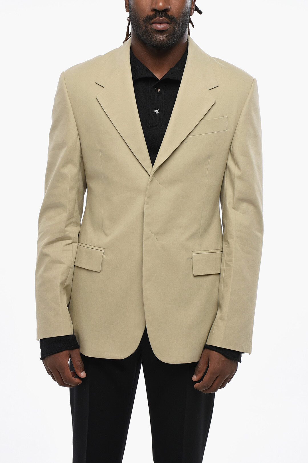 Ferragamo 2500~2-Button Jacket with Two Vents and Classic Lapel