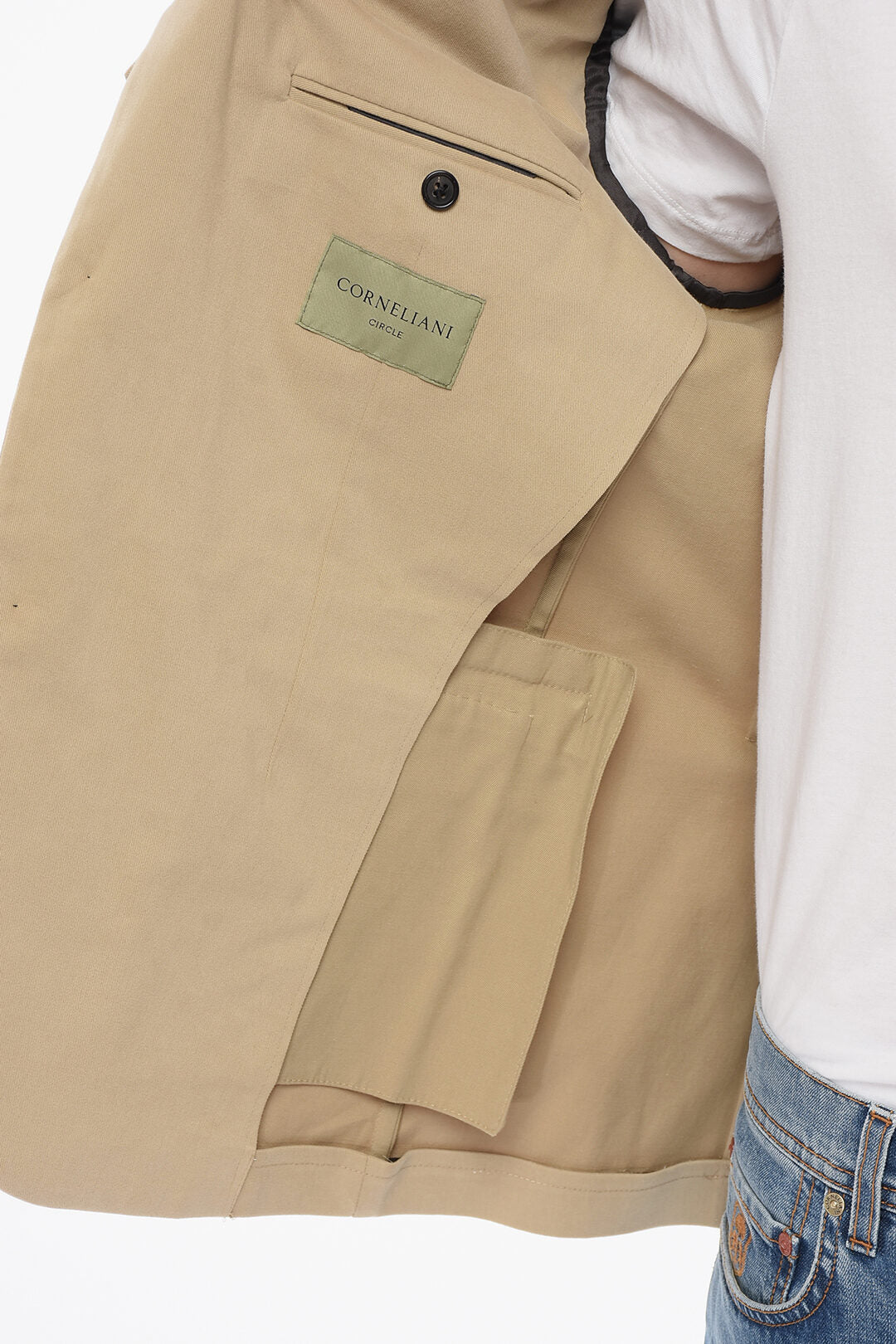 Corneliani 2500~CIRCLE Unlined Blazer with Flap Pockets