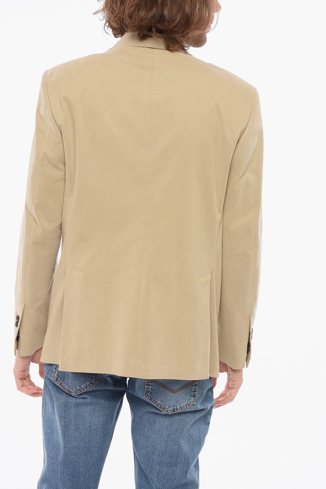 Corneliani 2500~CIRCLE Unlined Blazer with Flap Pockets, view 2