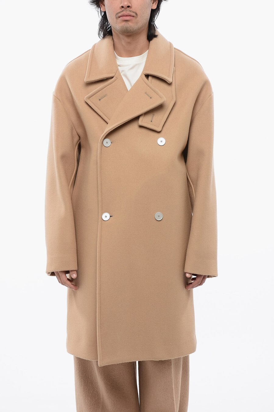 Jil Sander 2500~Double-Breasted Wool Coat