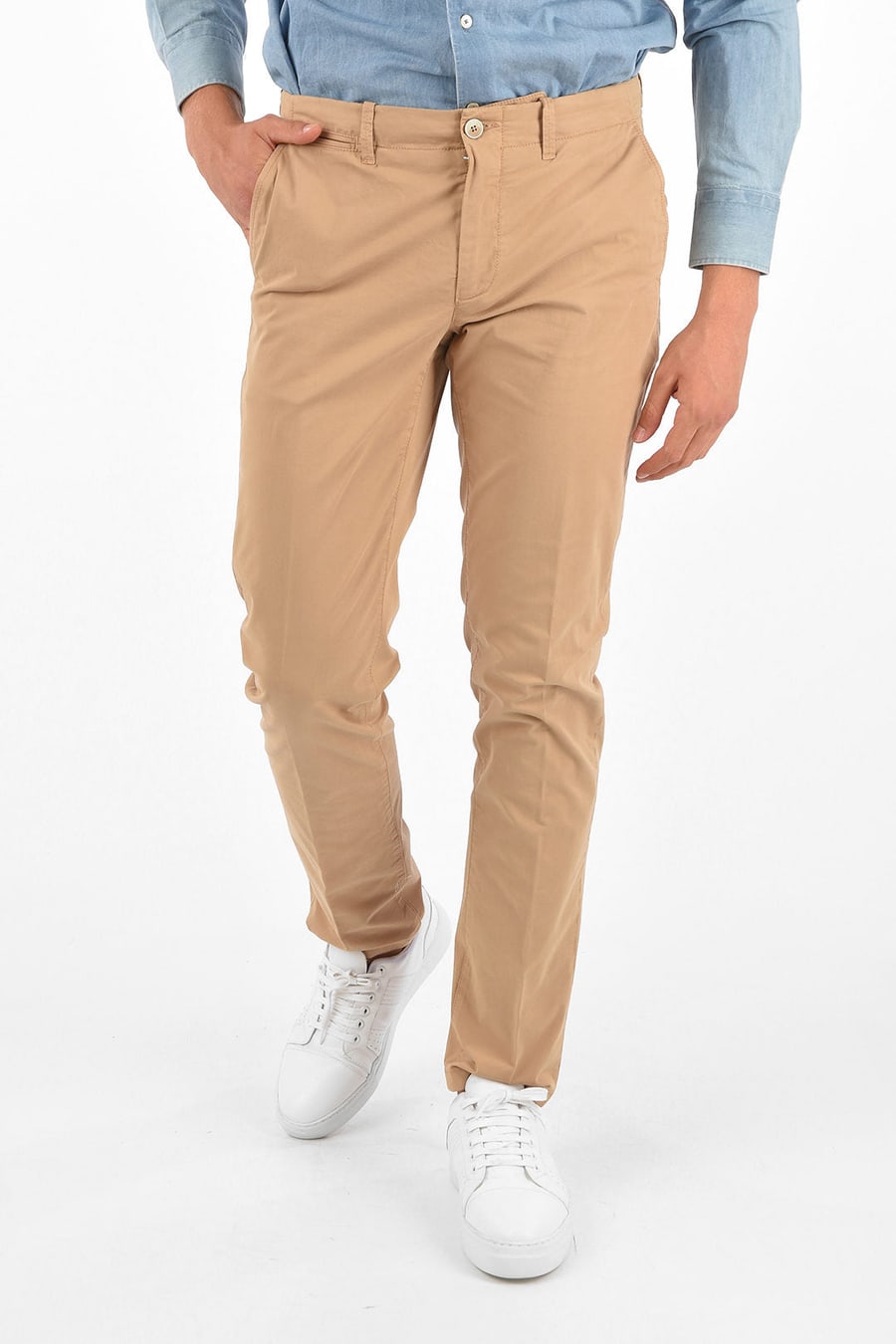 Corneliani 2500~ID Chino Pants Regular Waist