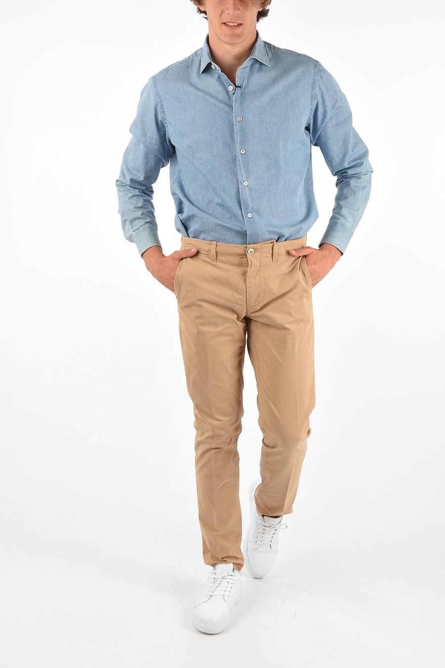 Corneliani 2500~ID Chino Pants Regular Waist, view 4