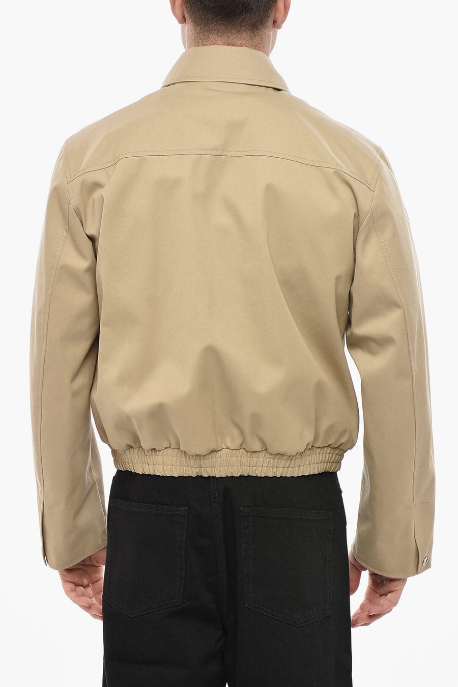 1989 Studio 2500~Lightweight Solid-Color Jacket with Embroidered Logo, view 2