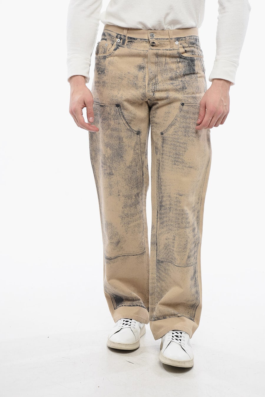 Dior 2500~Printed Denim Regular-Fit Jeans 27cm