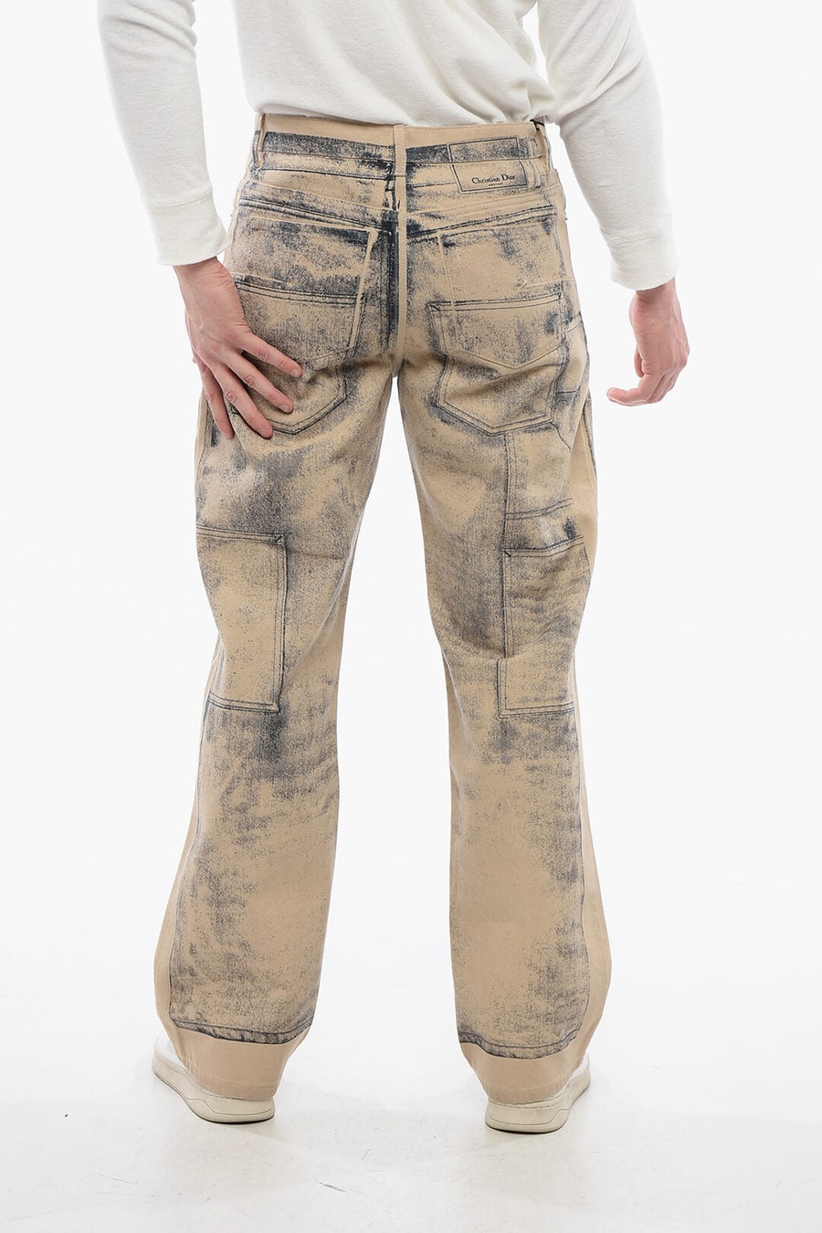 Dior 2500~Printed Denim Regular-Fit Jeans 27cm, view 2