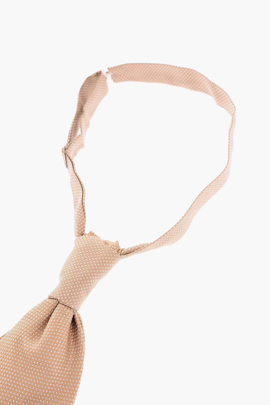Corneliani 2500~Solid Silk Ascot Tie, view 2
