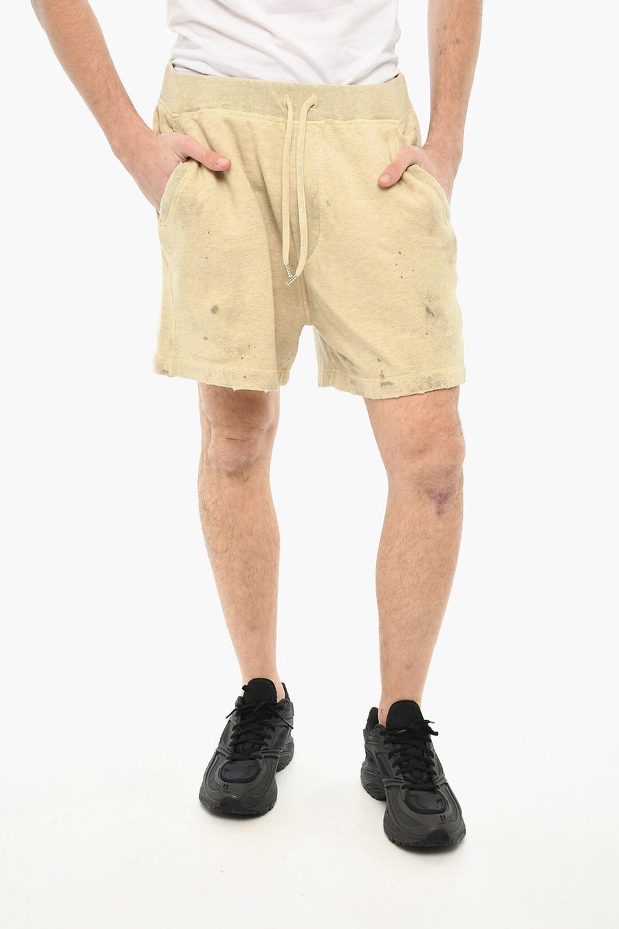 Dsquared2 2500~Solid-Color Cotton Shorts