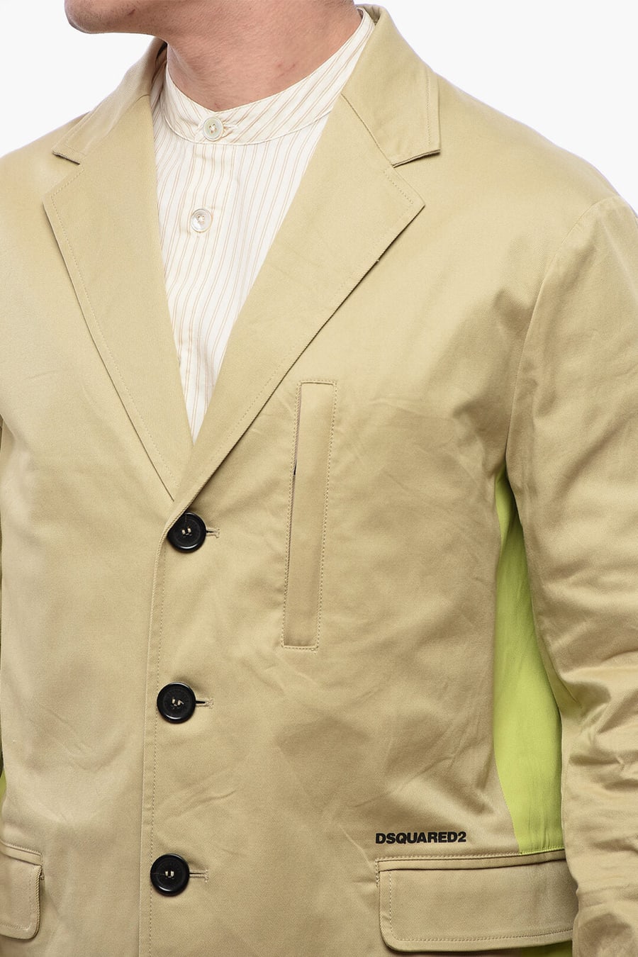 Dsquared2 2500~Unlined Coat With Flap Pockets, view 3