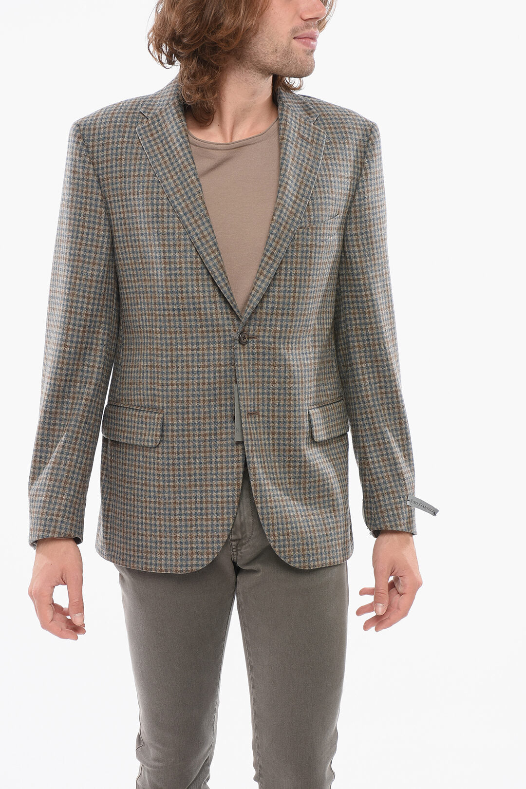 Nino Danieli 2500~Virgin Wool Checked Blazer