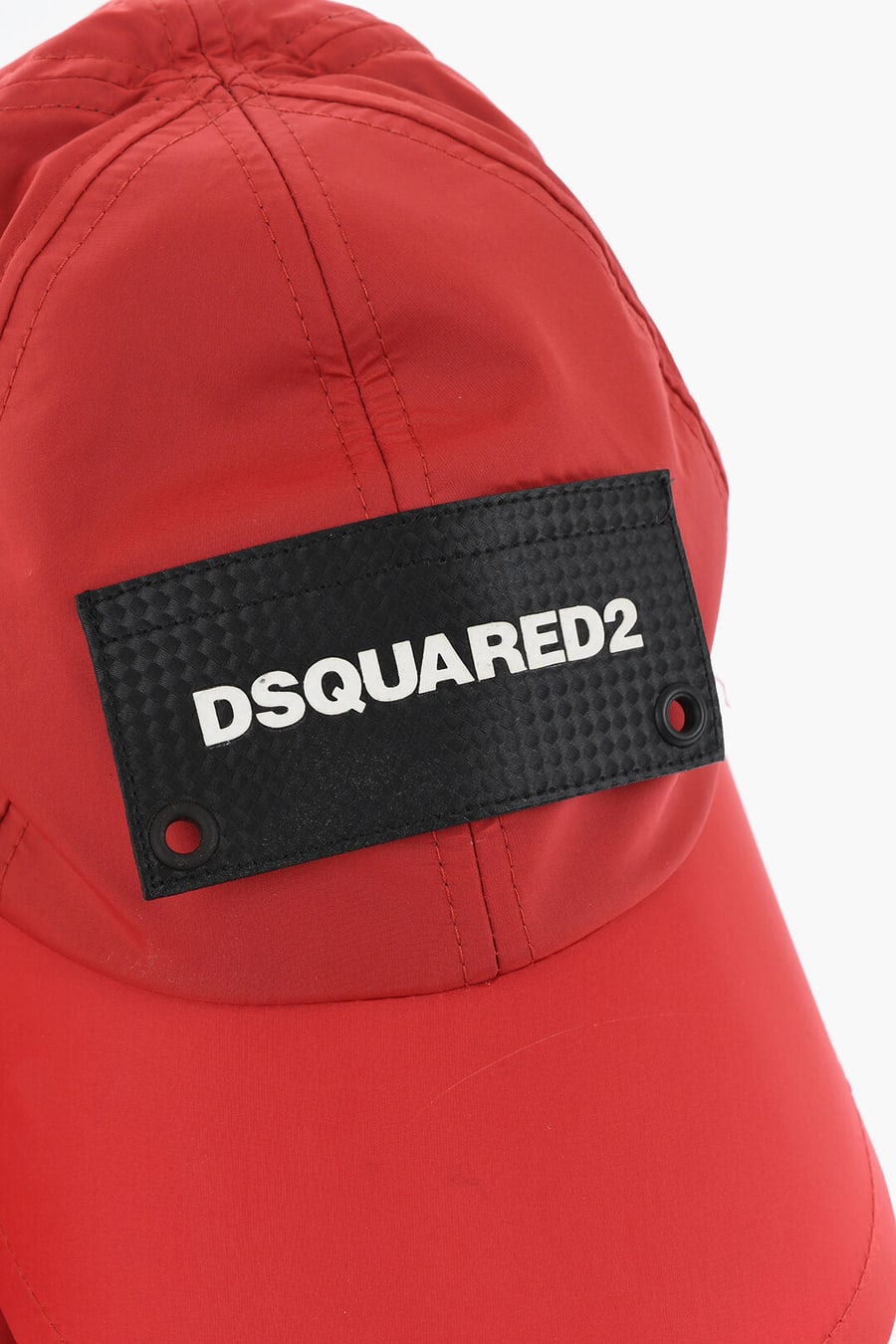 Dsquared2 2550~Nylon Sahara Hat with Logo Patch, view 2