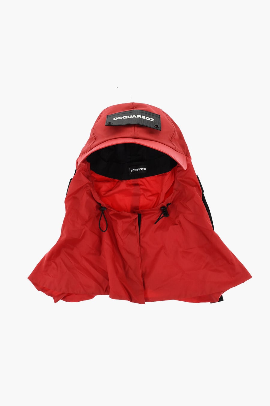 Dsquared2 2550~Nylon Sahara Hat with Logo Patch, view 3