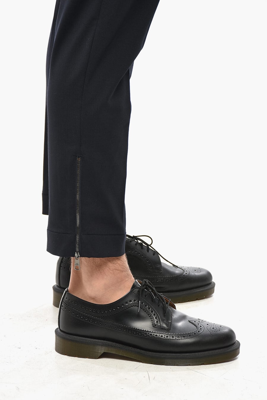 Neil Barrett 2550~Slim Trousers JAMIE with Zip at Hem, view 2