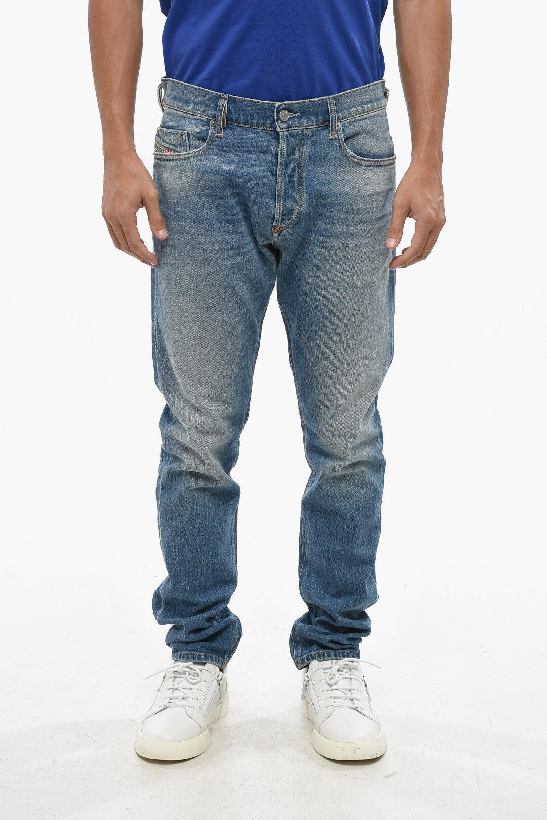 Diesel 2750~Slim Fit Jeans TEPPHAR Delavè Denim 16cm