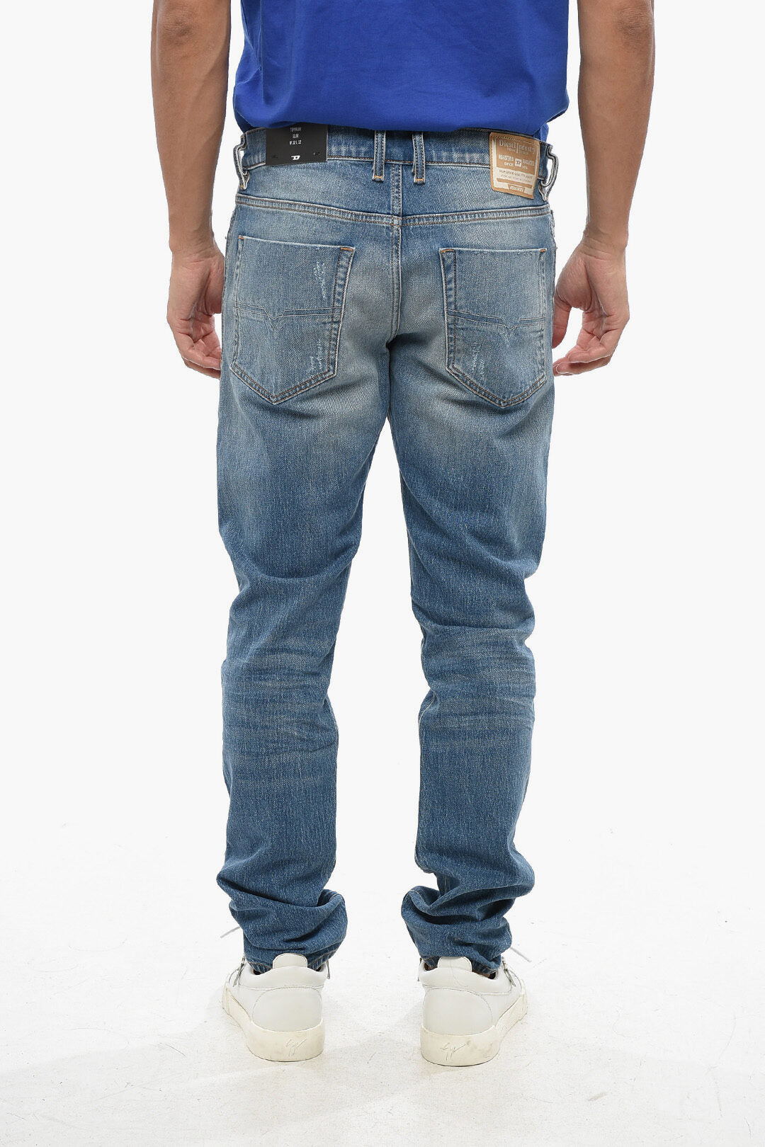 Diesel 2750~Slim Fit Jeans TEPPHAR Delavè Denim 16cm, view 2