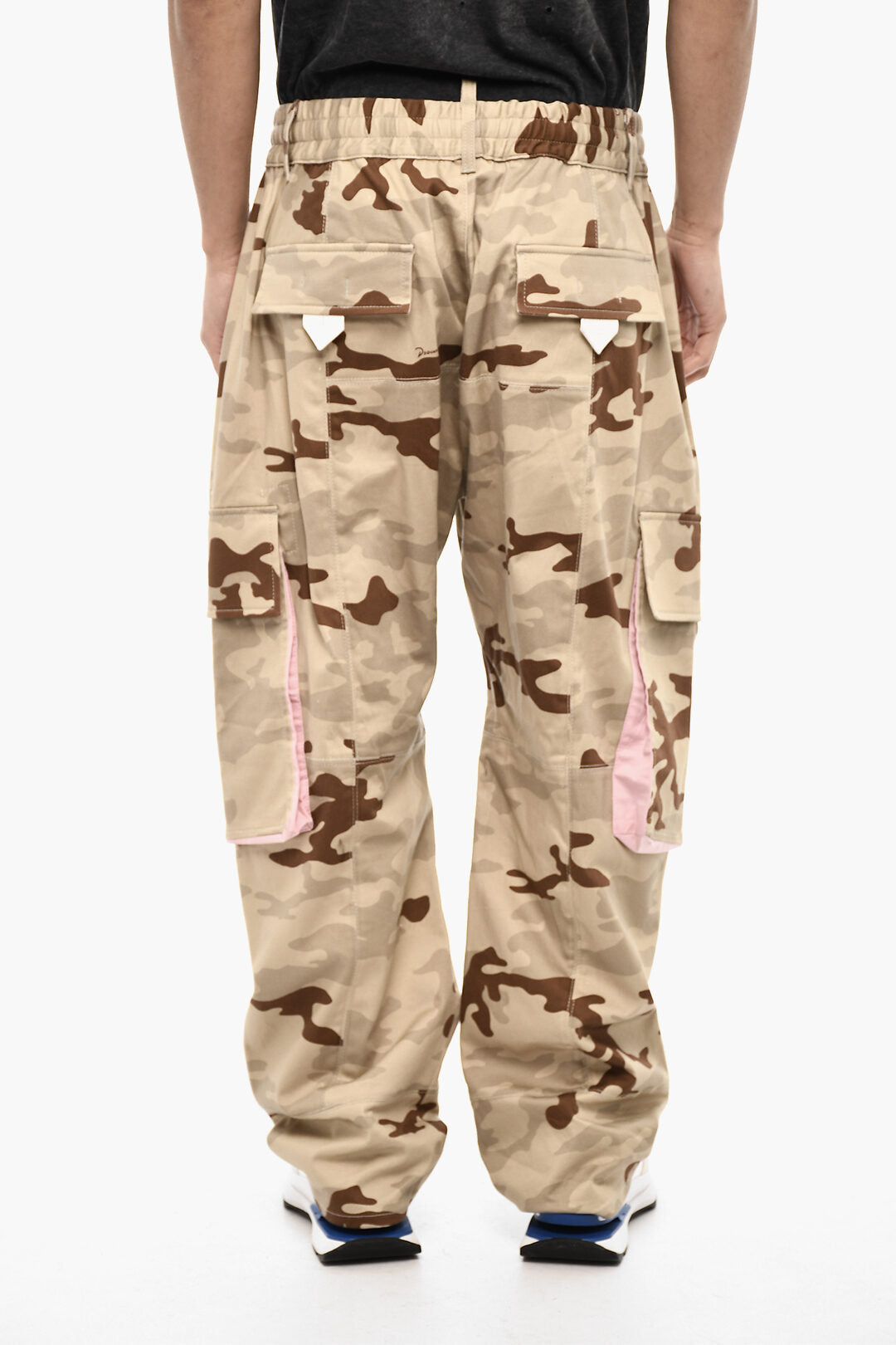Dsquared2 2800~Camouflage Cargo Trousers with Maxi Jewel Pockets, view 2