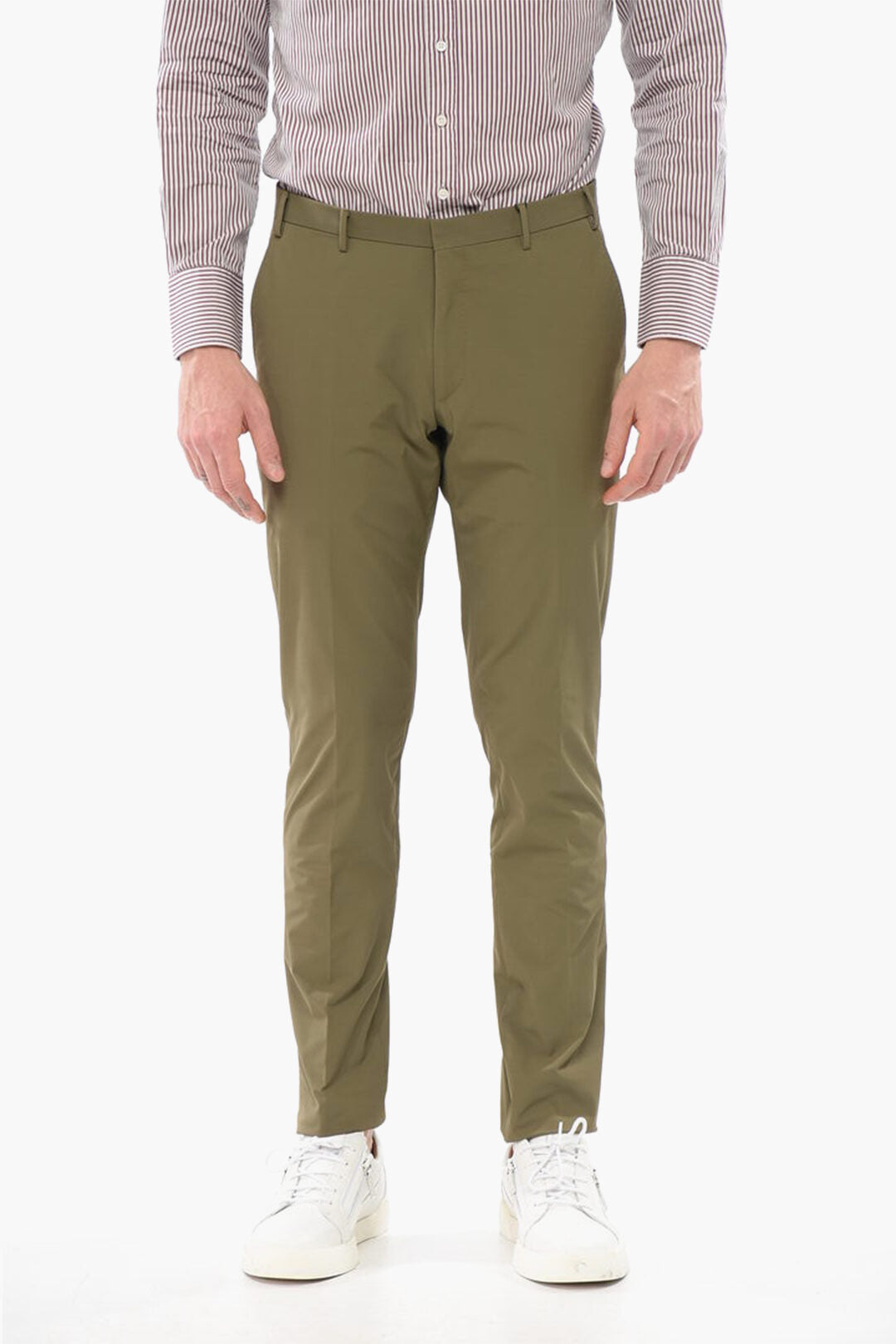 Corneliani 2800~CC COLLECTION Stretch-Nylon Trousers RESET