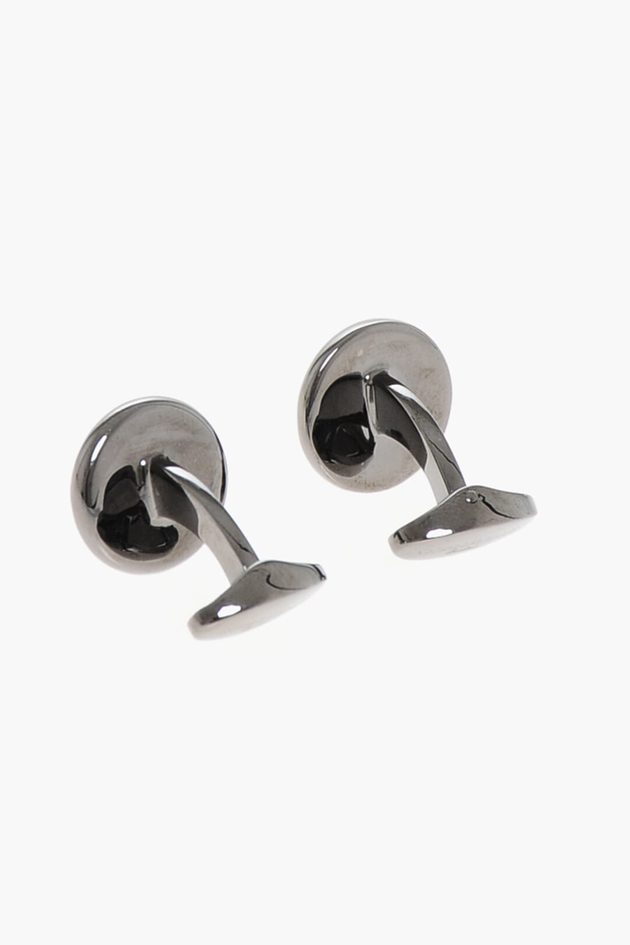 Corneliani 2850~Enamelled Brass Cufflinks BUTTON, view 2