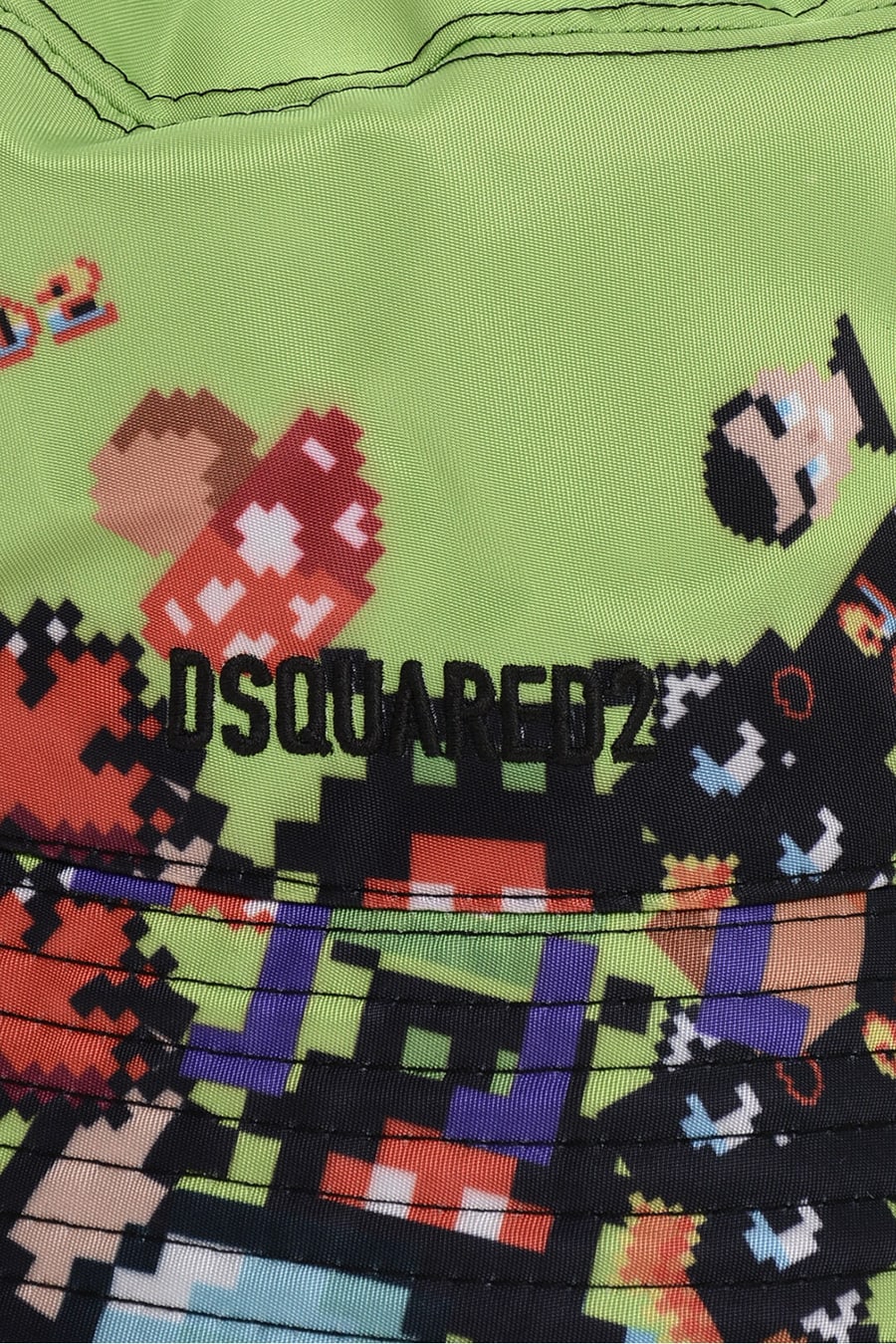 Dsquared2 2850~Nylon Bucket Hat GAMING with Pattern, view 2