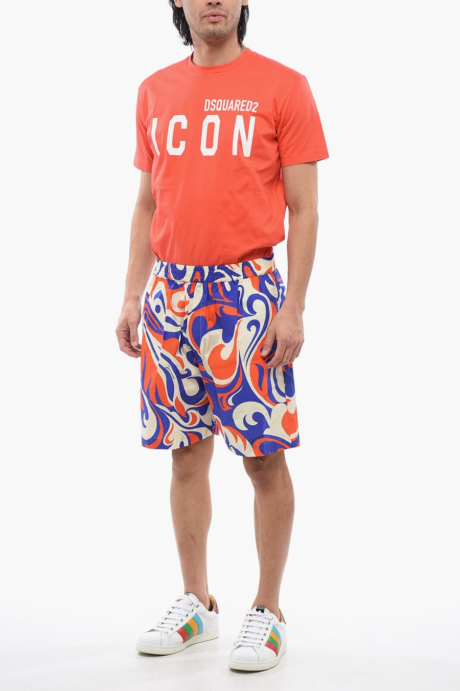 Dsquared2 2950~Printed Shorts BEACH WAVES, view 4