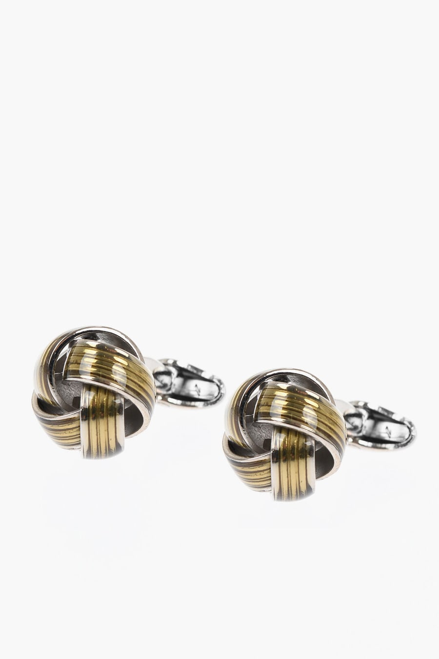 Corneliani 3000~Brass Cufflinks With Knot Design