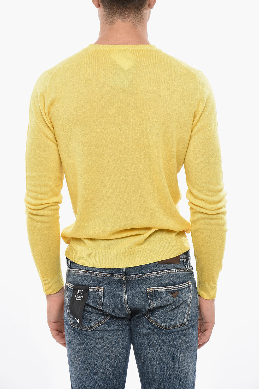 Malo 3000~Cashmere Blend Crew Neck Sweater, view 2