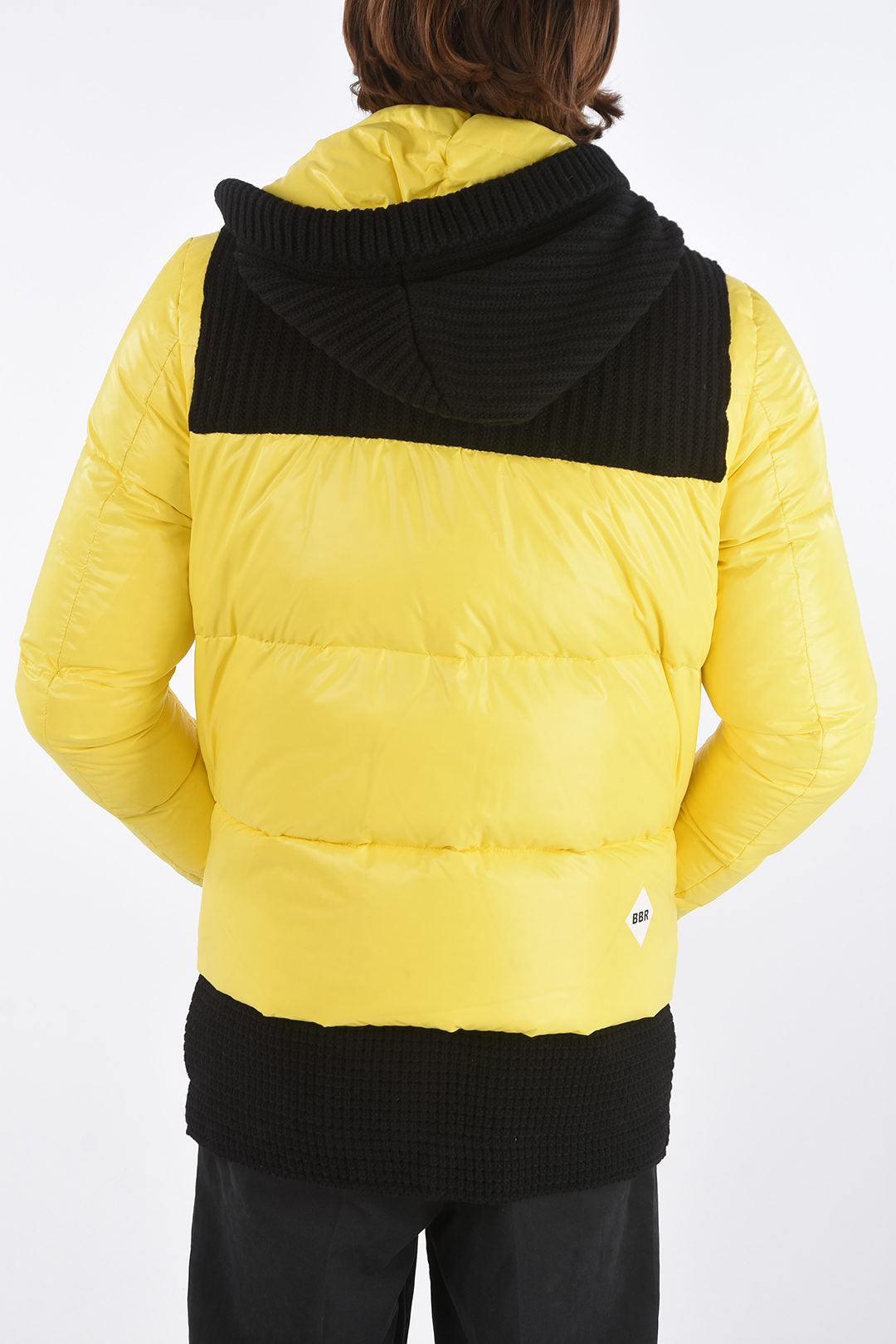 Barkb-Rules 3000~Down Jacket With Wool Details And Hood