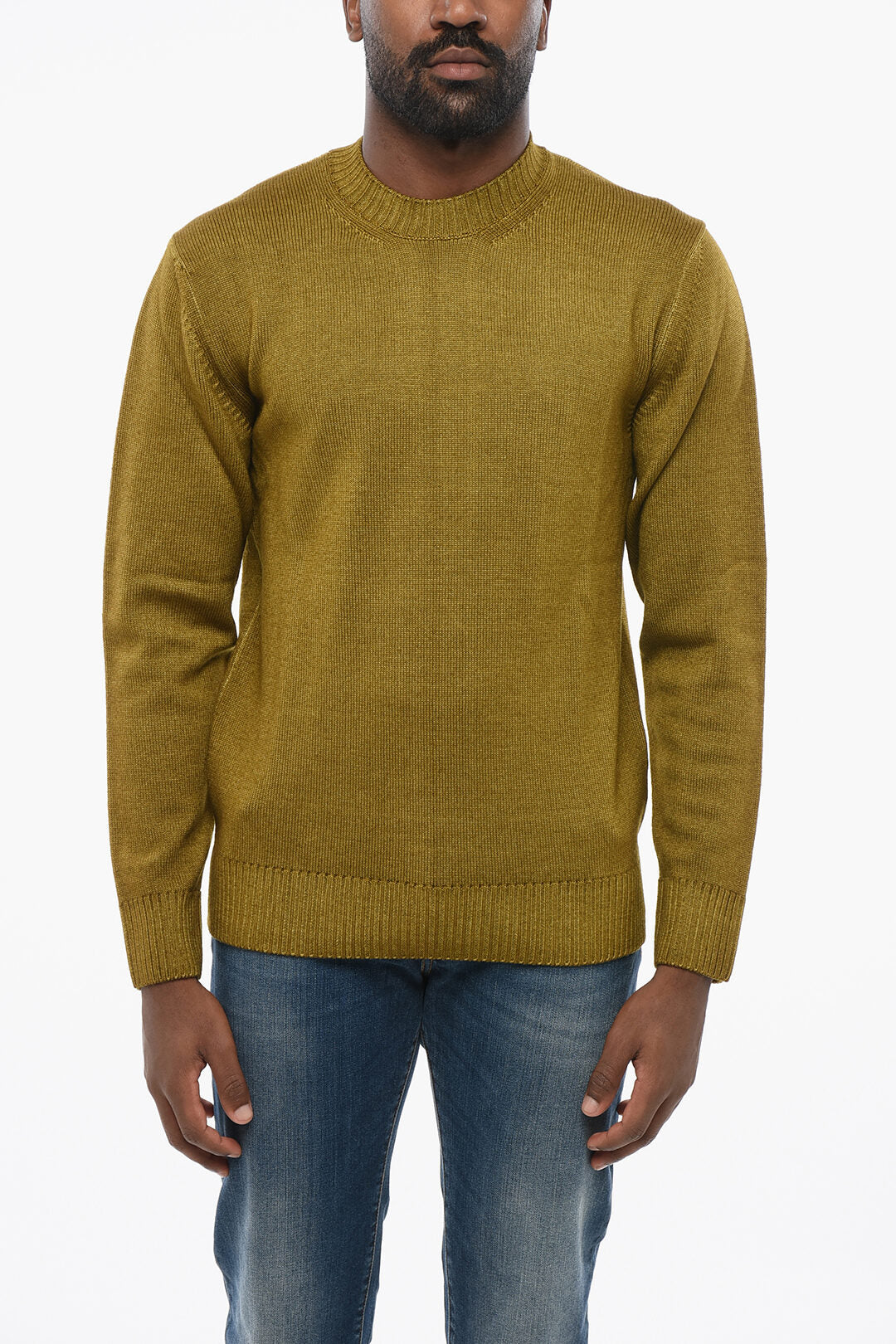 Altea 3000~Virgin Wool Crew-Neck Sweater