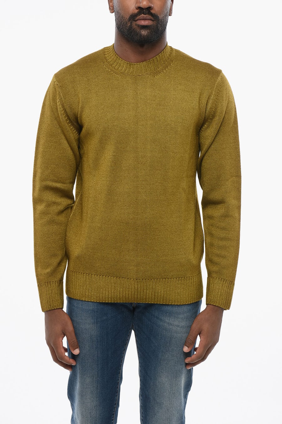 Altea 3000~Virgin Wool Crew-Neck Sweater