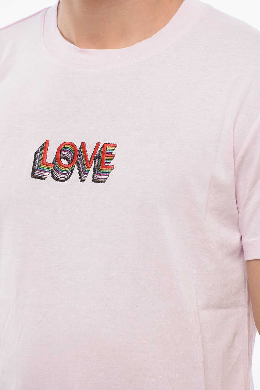 Viktor & Rolf 3050~Crewneck T-Shirt LOVE with Embroidery