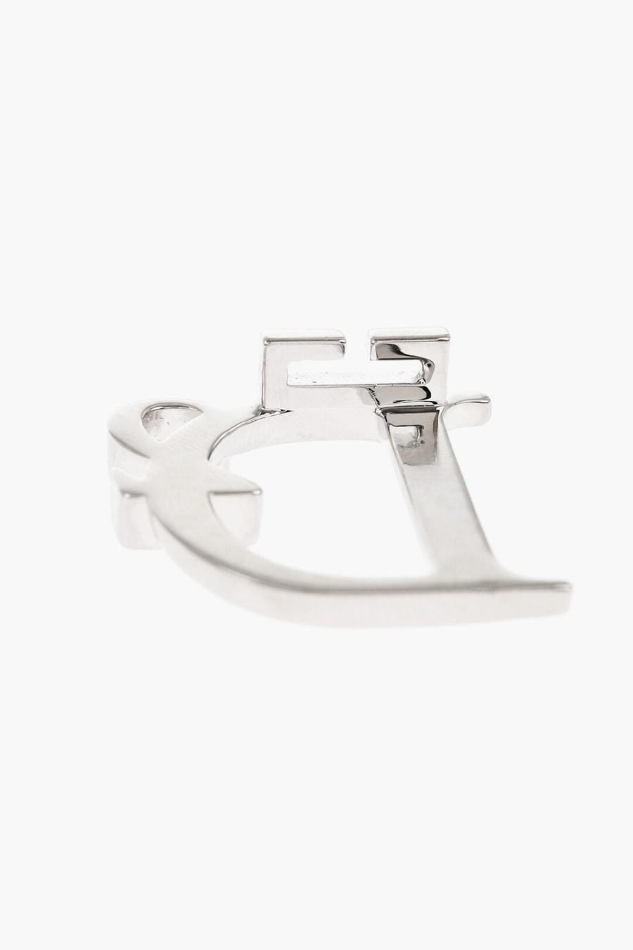Dsquared2 3050~Monogram Pin with Silver-Tone Effect, view 2