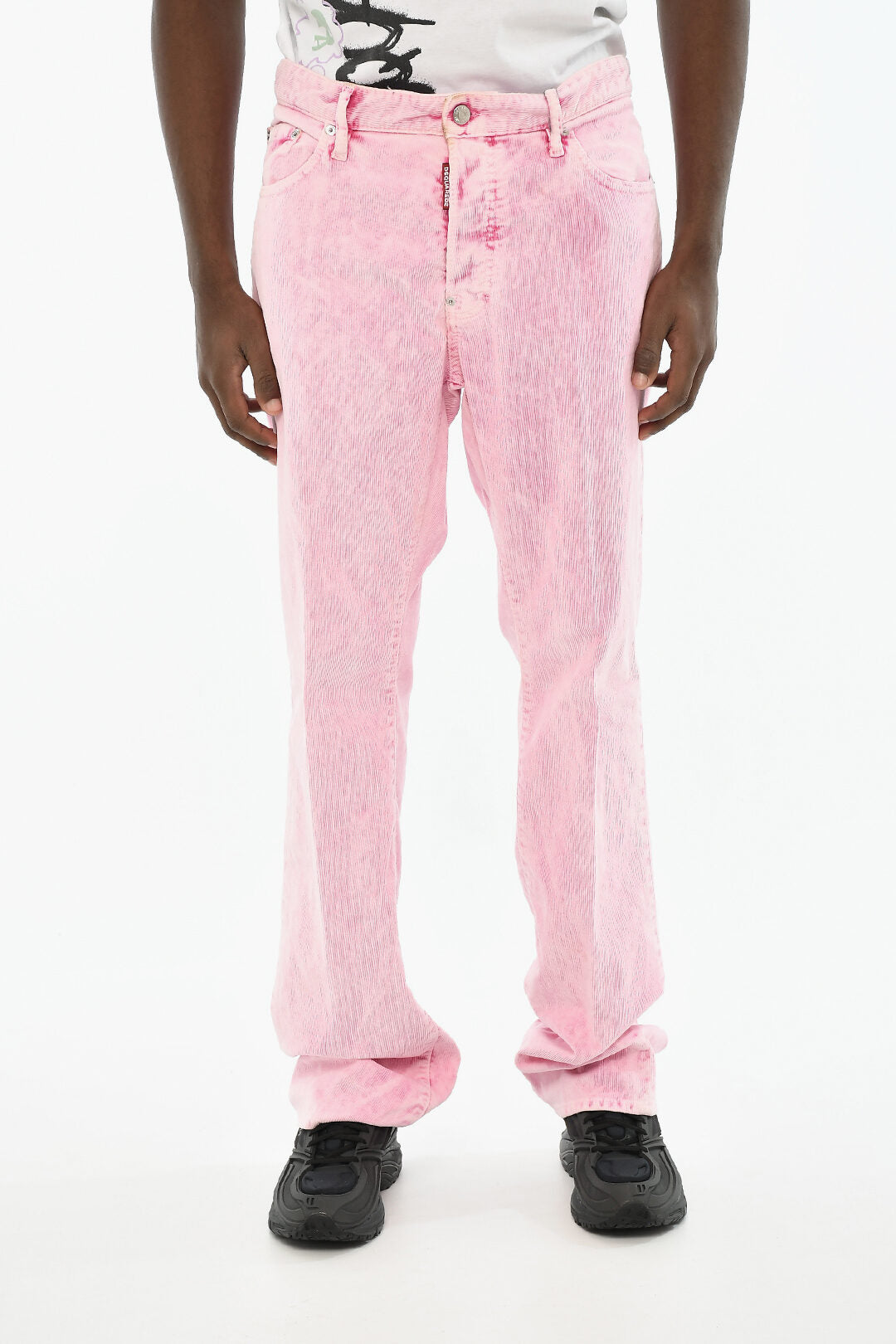 Dsquared2 3050~Ribbed Velour 5-Pocket Trousers