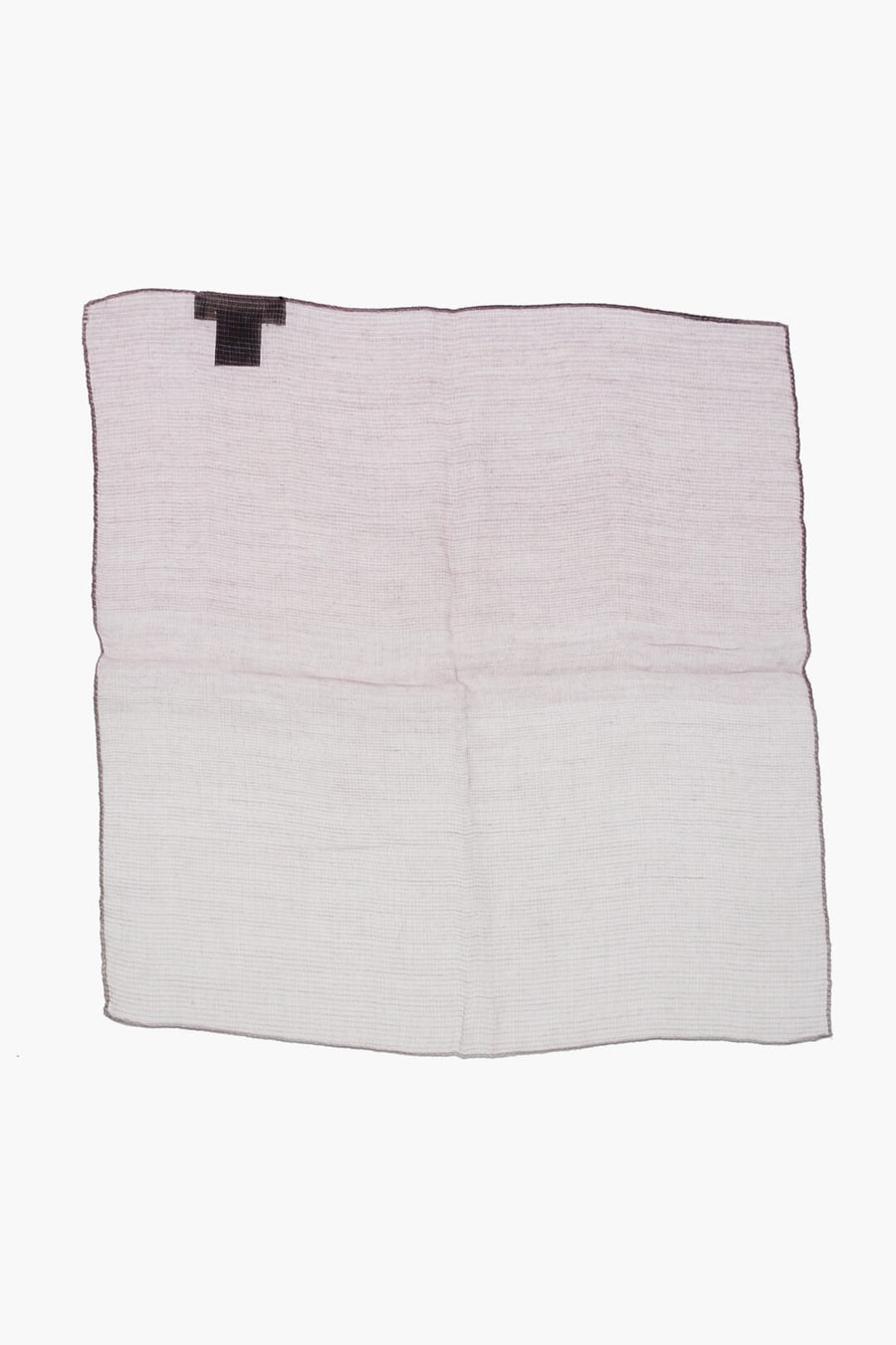 Corneliani 3050~Two-Tone Lightweight Fabric Pocket Square