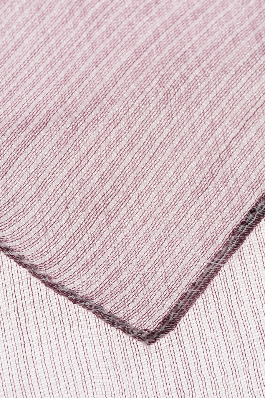Corneliani 3050~Two-Tone Lightweight Fabric Pocket Square, view 3
