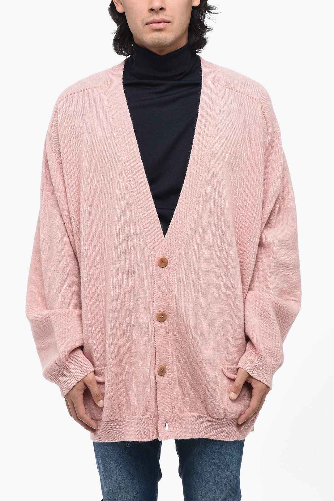 Magliano 3050~Wool Cardigan with V-Neck