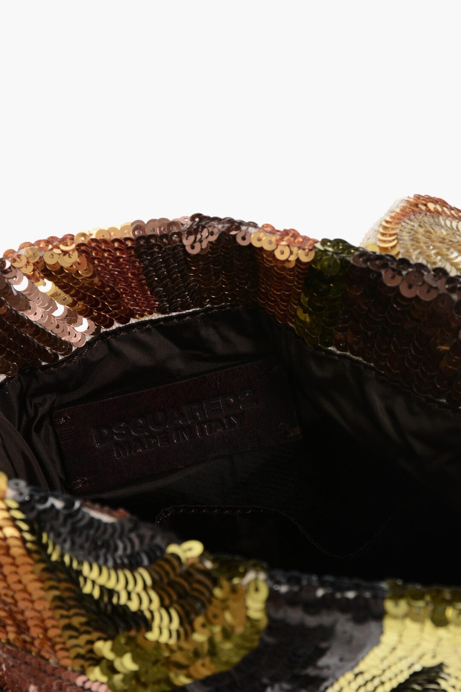 Dsquared2 3250~Camouflage Sequin Shoulder Bag, view 5