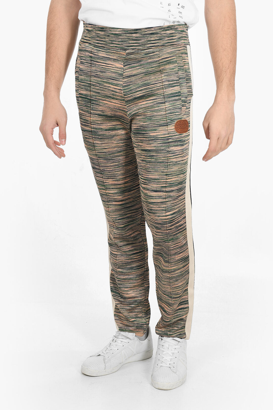 Palm Angels 3250~MISSONI Knit Pants with Contrast Bands