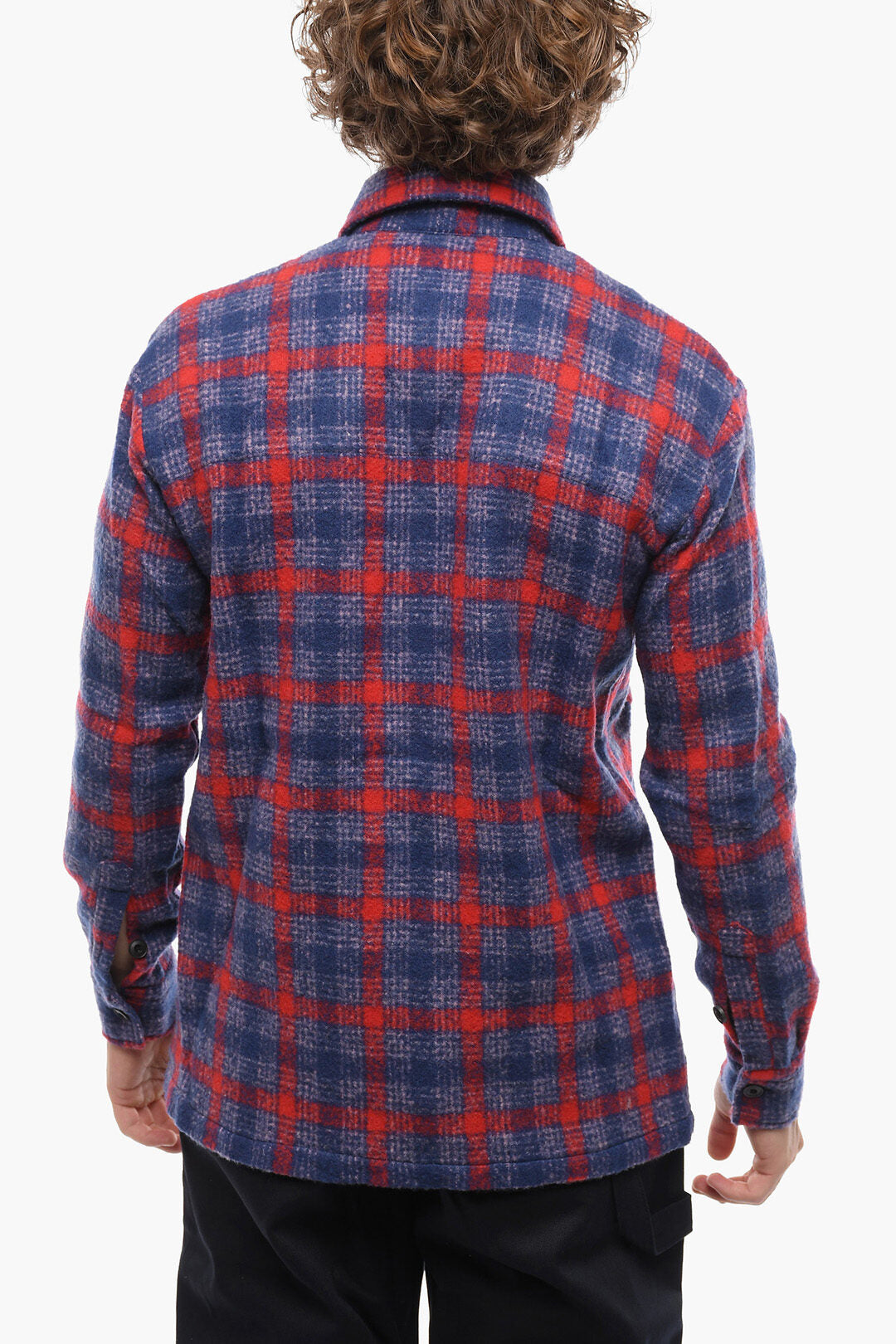 Destin 3250~Mixed Wool Shirt WESTER COLOR with Utility Pockets, view 2