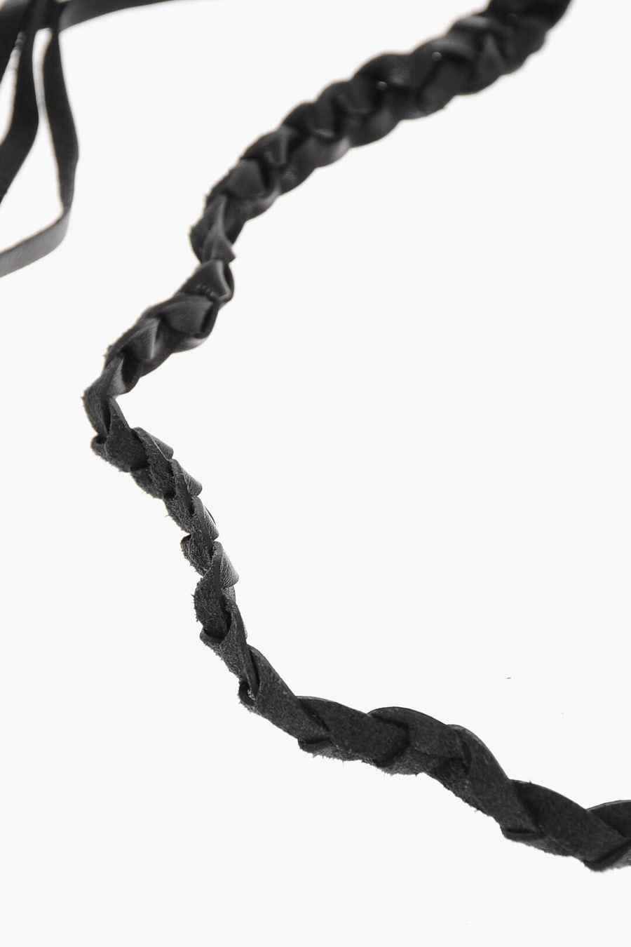 Dsquared2 3500~Braided Leather Necklace, view 2