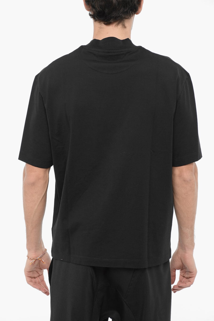 Neil Barrett 3500~Crew-Neck Slim-Fit T-Shirt with Studs, view 2