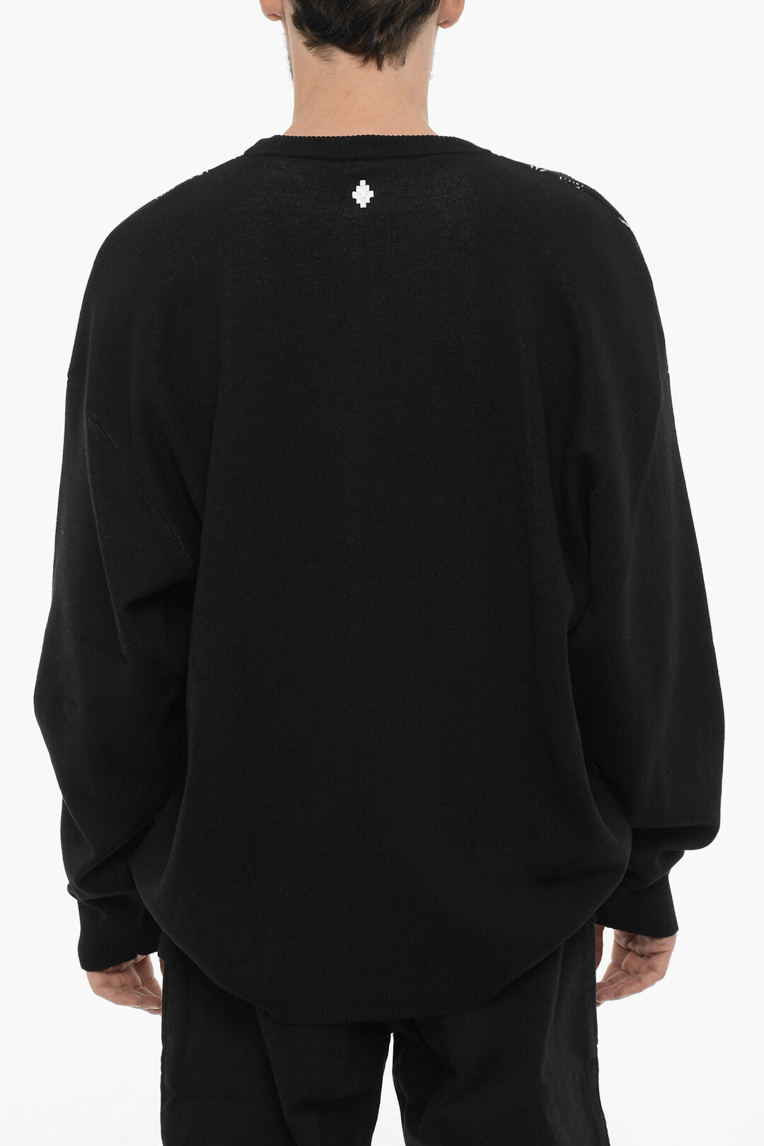 Marcelo Burlon 3500~Crewneck Sweater with Bandana Print