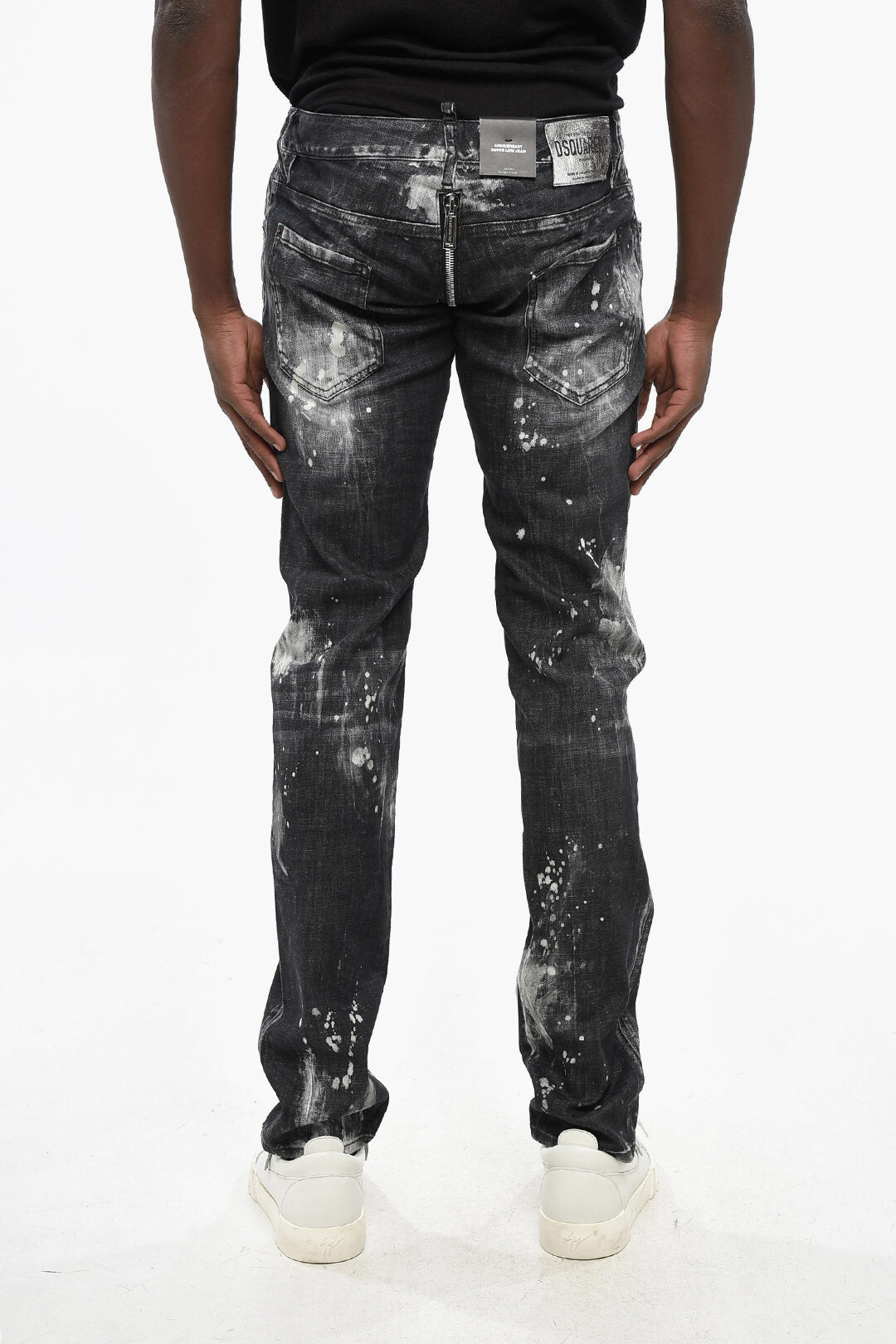 Dsquared2 3500~Jeans Bleached ANNIVERSARY Low Rise 16cm, view 2