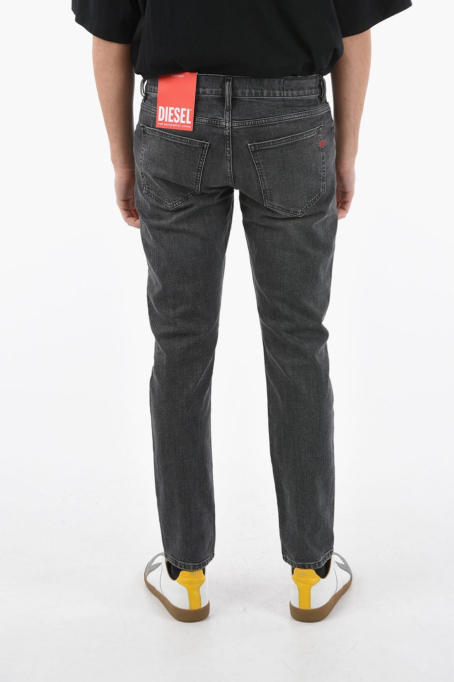 Diesel 3500~LIBRARY Slim-Fit Jeans STRUKT Mid-Rise 16cm, view 2