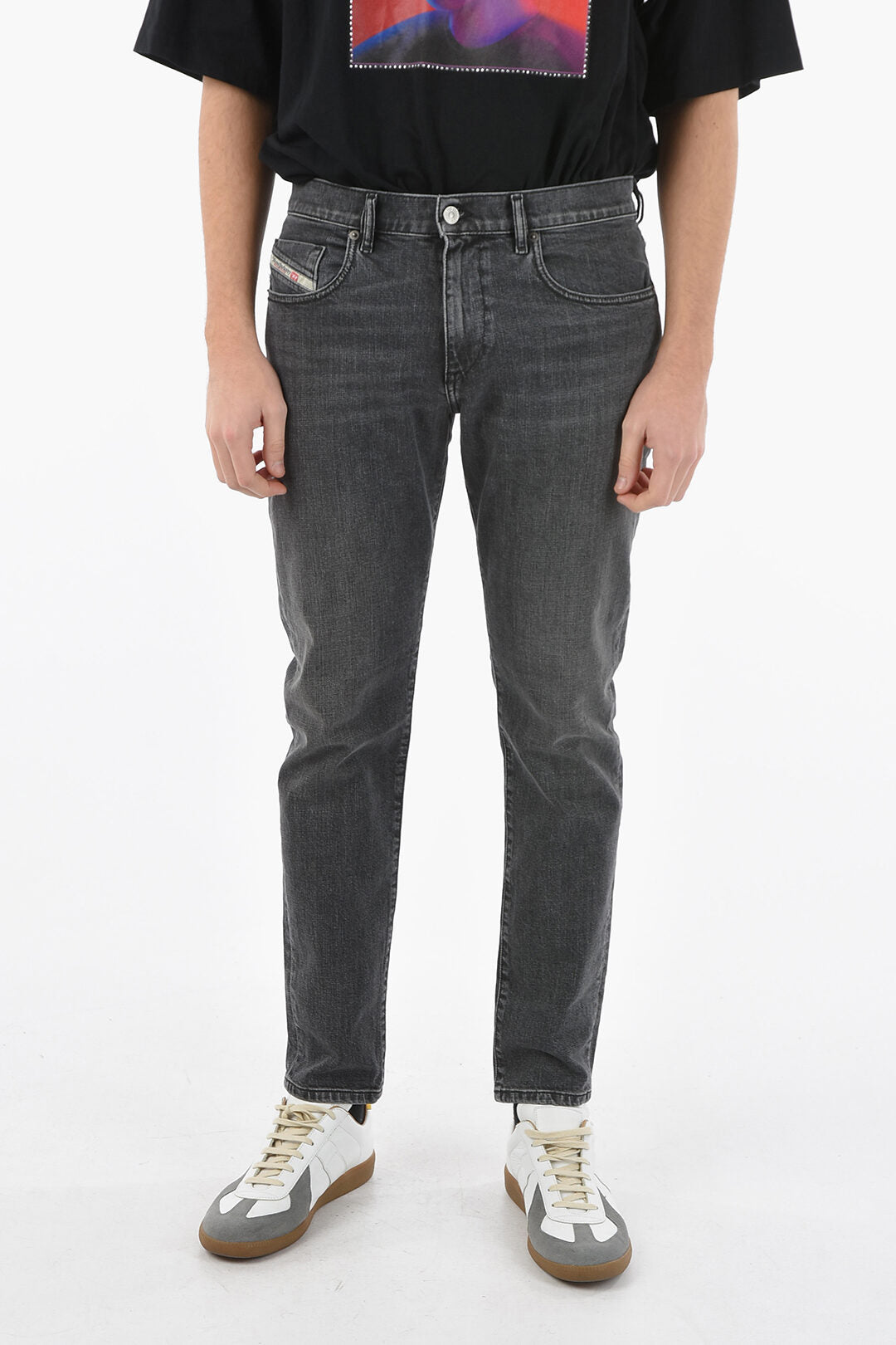 Diesel 3500~LIBRARY Slim-Fit Jeans STRUKT Mid-Rise 16cm