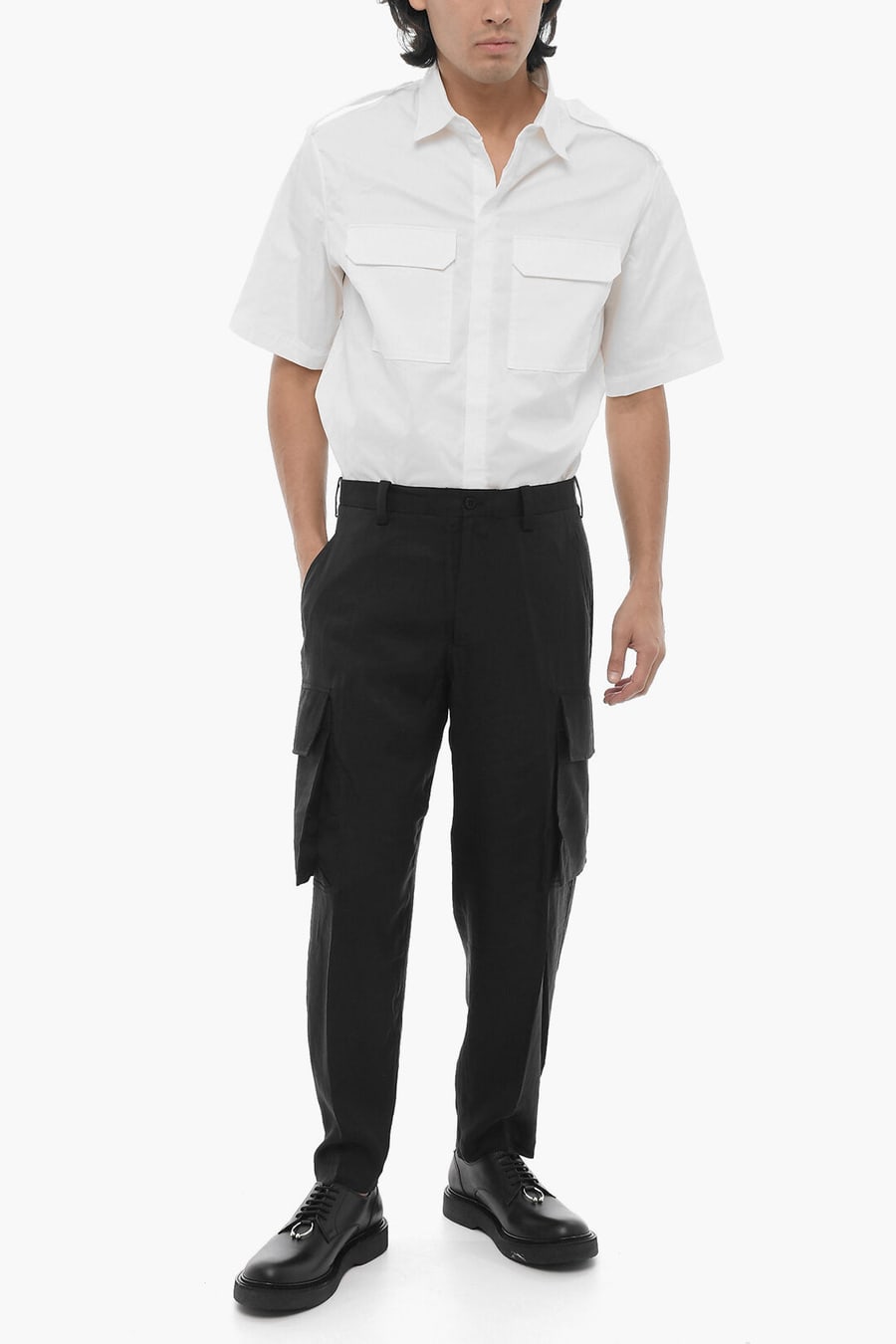 Neil Barrett 3500~Loose-Fit Cargo Pants FIREMAN, view 3