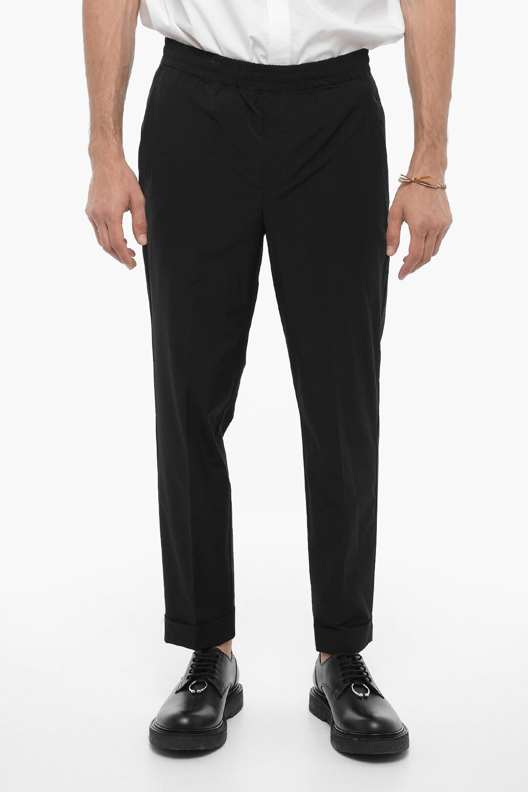 Neil Barrett 3500~Nylon Trousers REM with Elastic Waist