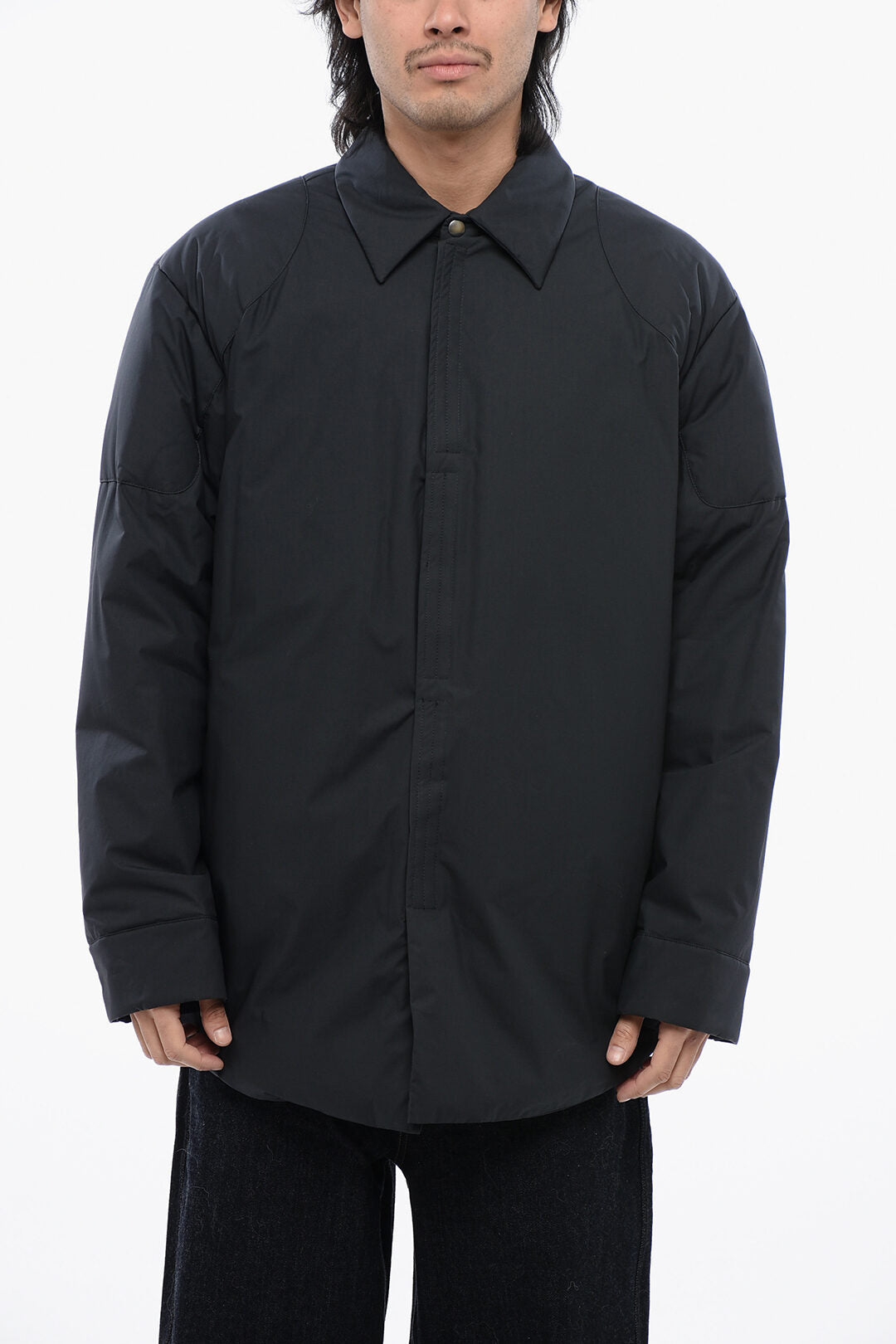 Jil Sander 3500~Puffer Jacket With Collar And Strap Closure