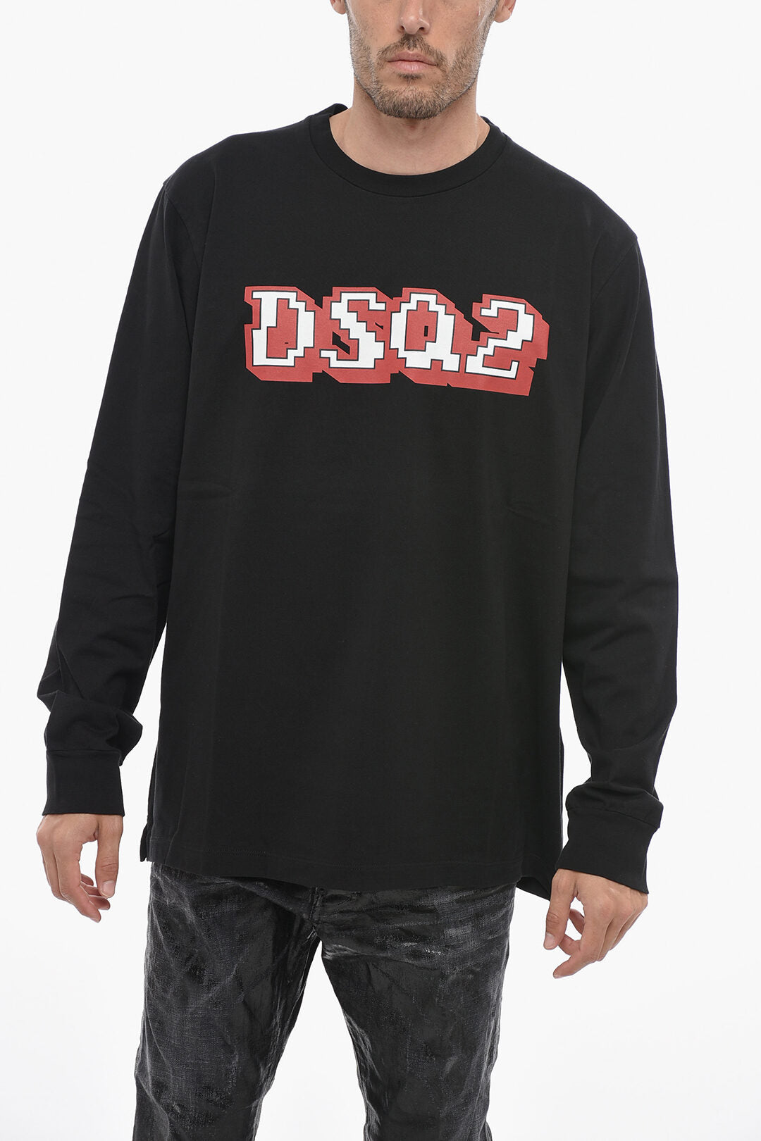 Dsquared2 3500~Skater Fit T-Shirt with Logo Print