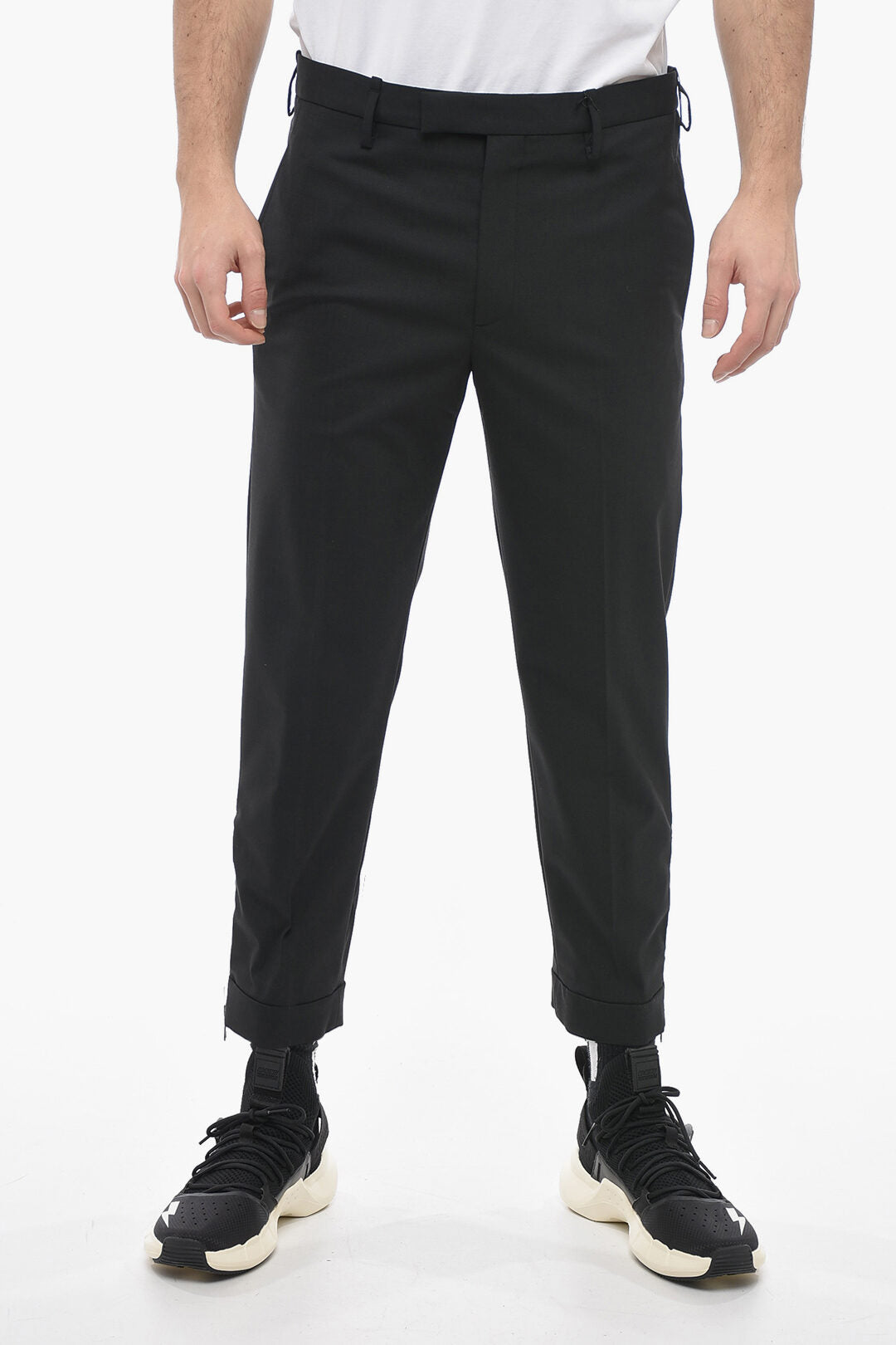 Neil Barrett 3500~Slim Fit Chino Pants JAMIE with Ankle Zip