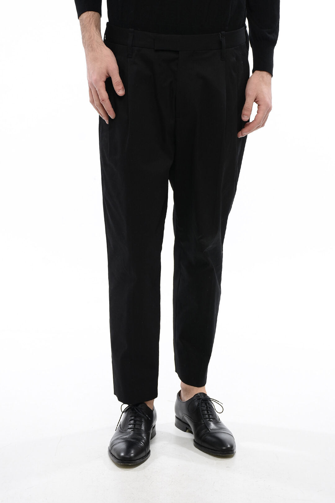 Neil Barrett 3500~Stretch Cotton Two-Pleat Trousers MICK