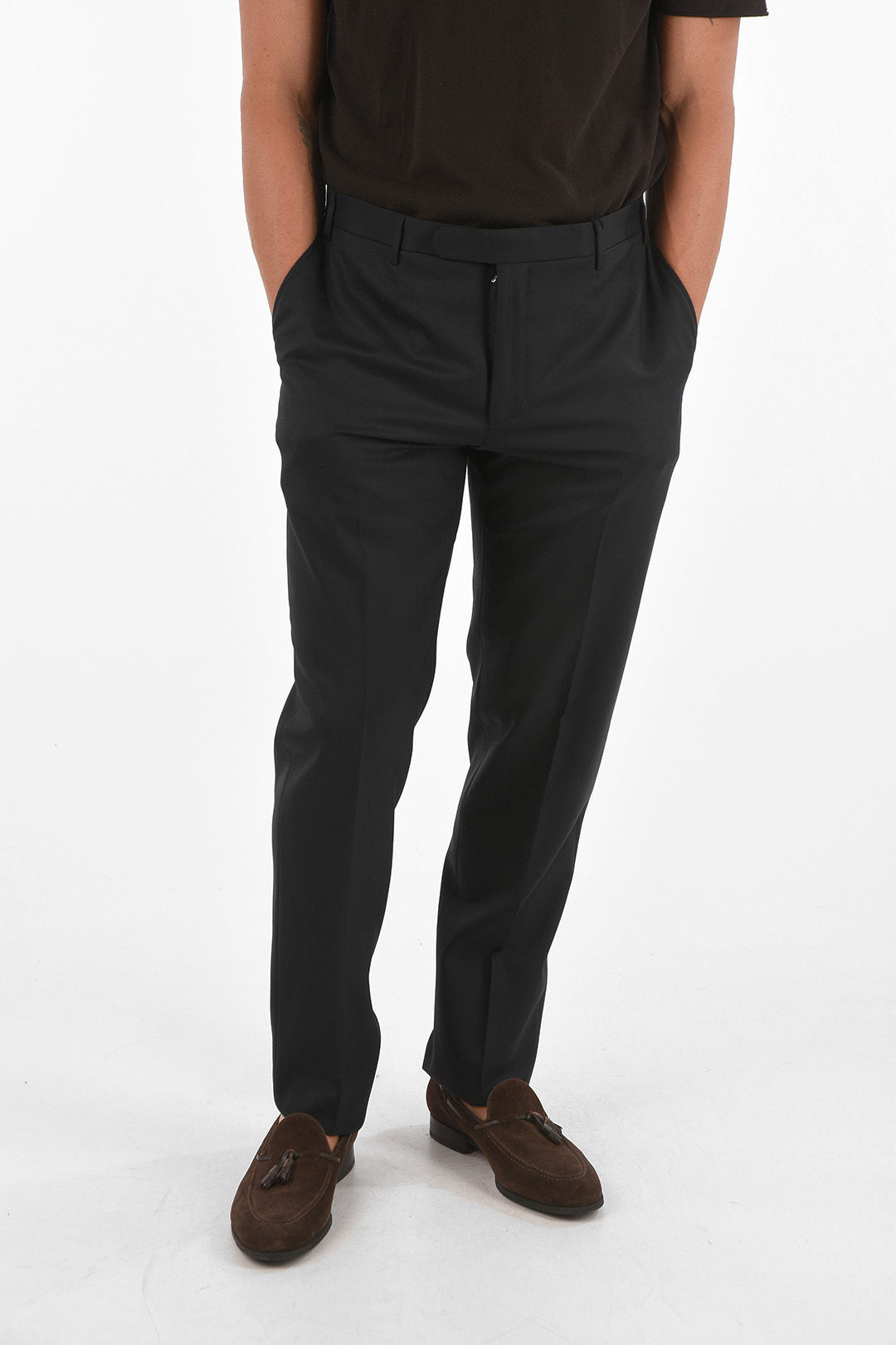 Corneliani 3500~TREND Extrafine Virgin Wool Trousers